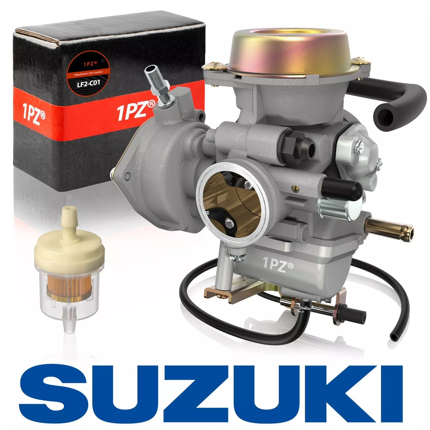 1PZ LT2-C01 Carburetor for Suzuki LTF250 Ozark 250 2x4 2002-2014 OEM 13200-05G10 13200-05G11