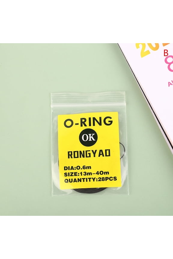1Pack 0.5/0.6/0.7/0.8/0.9mm Watch O-Ring Waterproof Rubber Watch Back Cover Gaskets O Ring Repair Watchmaker Tools Accessories
