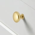 thumbnail image 1 of 1Pack 1 Inch Brushed Gold Cabinet Knobs Brushed Brass Small Ball Kitchen Cabinet Hardware Drawer Knobs Pulls for Drawers., 1 of 6
