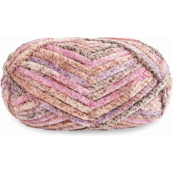 1Pack 100g Velvet Yarn Crocheting Fuzzy Yarn, Premier Plush Parfait Chunky Blanket, Velvet Fluffy Chenille Blanket Yarn,Crochet Knitting Soft Thick Plush Lustrous