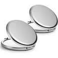 thumbnail image 1 of 1Pack/ 2Pack Luxury Metal Shell Compact Cosmetic Mirror for Purse, Round Double-Sided 1X/2X Magnifying Pocket Makeup Mirrors, 1 of 5