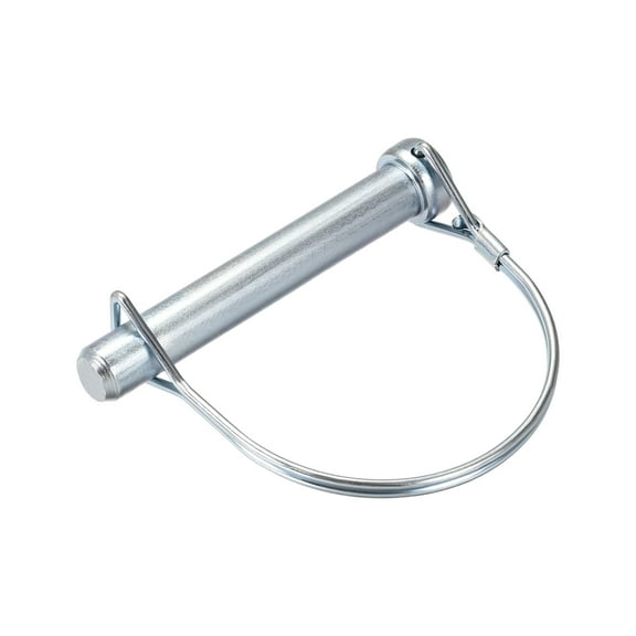 1Pack 3/8" Dia Trailer Coupler Pin, 3-15/16" Long Coupler Pin Shaft Locking Pin, Round Pto Pin