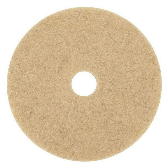 1Pack 3M 3500 Burnishing Pad, 19 In, Tan, PK5