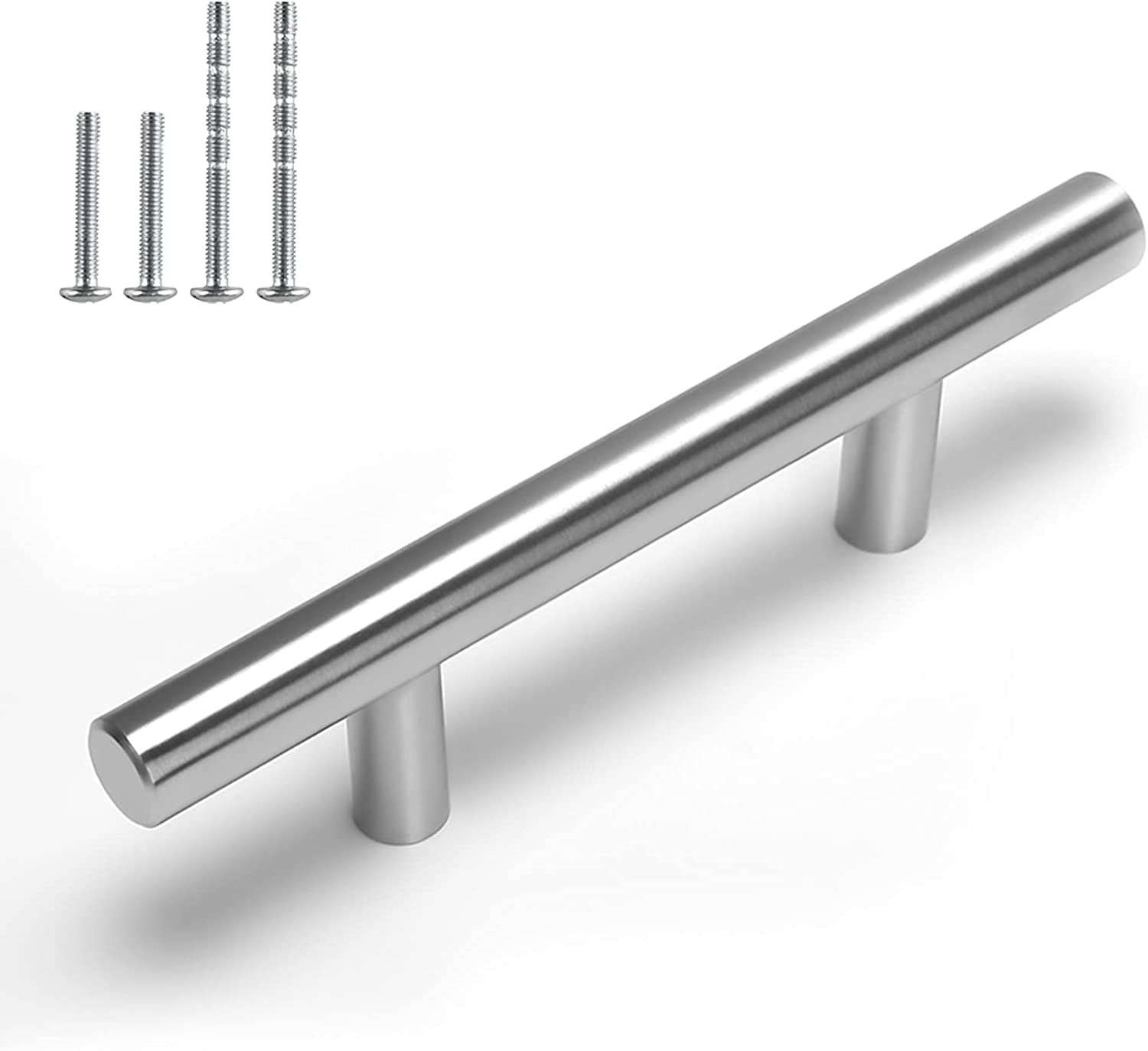 1Pack 3inch Pulls Brushed Nickel Hardware Drawer Pulls Modern Stainless Steel