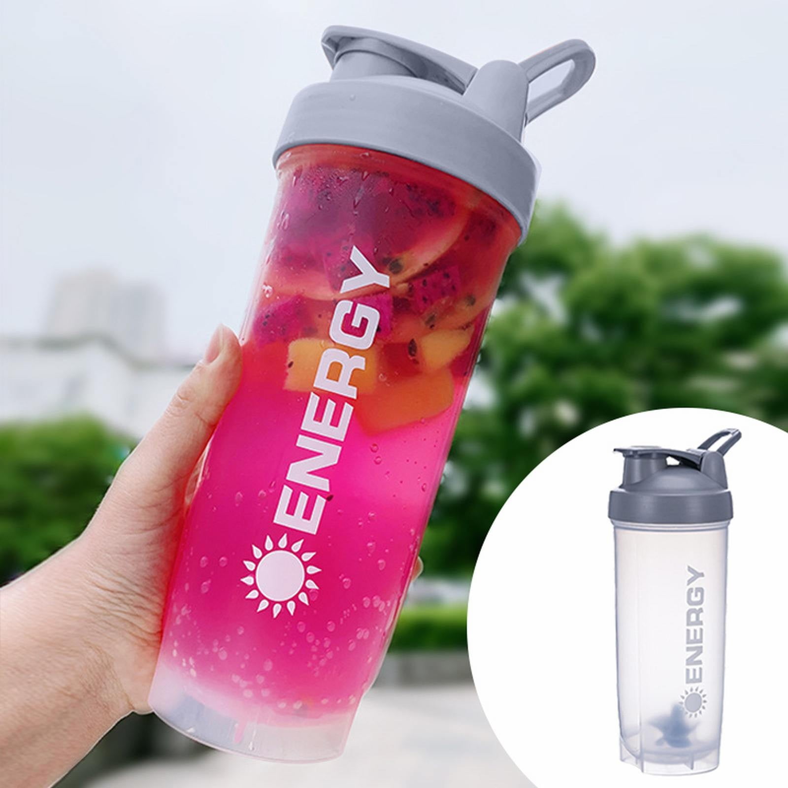 1Pack(500ml/700ml) 28 Oz Protein Shaker Bottles For Protein Mixes 2x