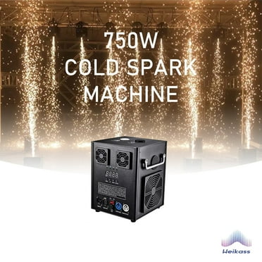 1Pack 750W Cold Spark Machine Fireworks Machine Fireworks with Remote Control DMX512 DJ Party Wedding Club Show Stage Effects