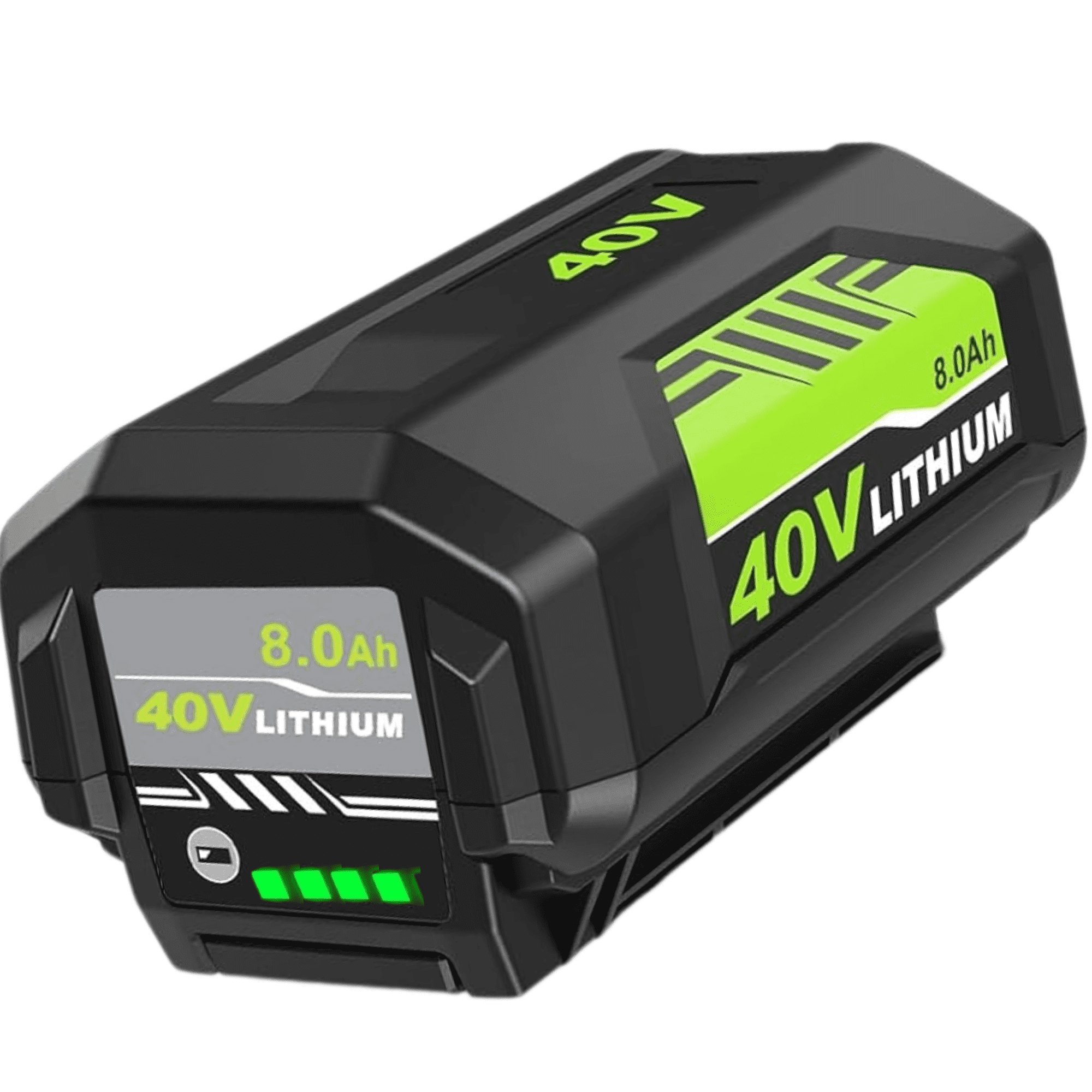 8.0Ah Lithium Replacement for Ryobi 40V Battery Compatible with Ryobi Battery 40V OP4060 OP4015 OP4026 OP40201 OP40261 OP4030 OP4040 OP4050 OP40501 OP40601 (1 PACK)