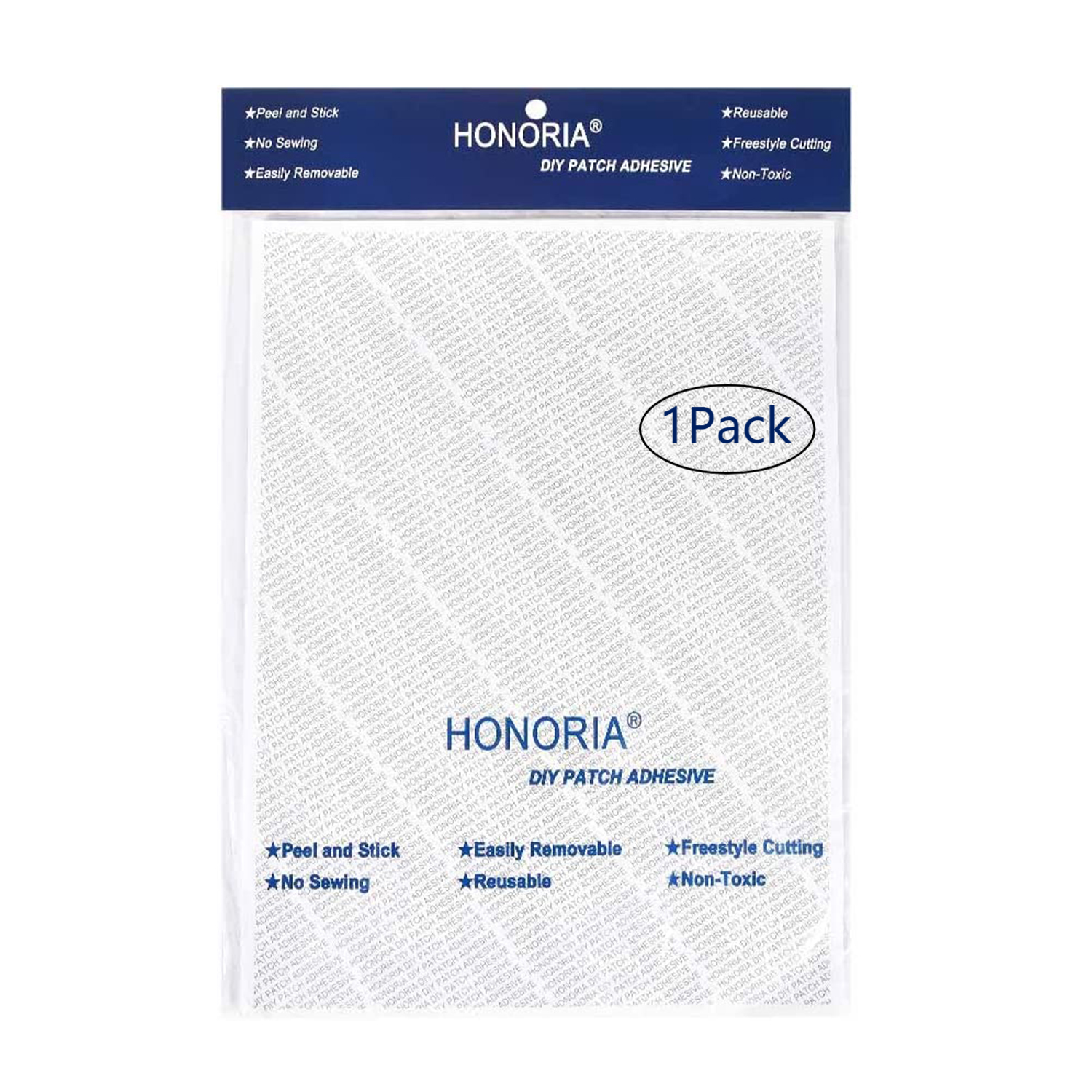 2Pack Badge Patch Magic Adhesive,Cut to Fit Freestyle Double Sided