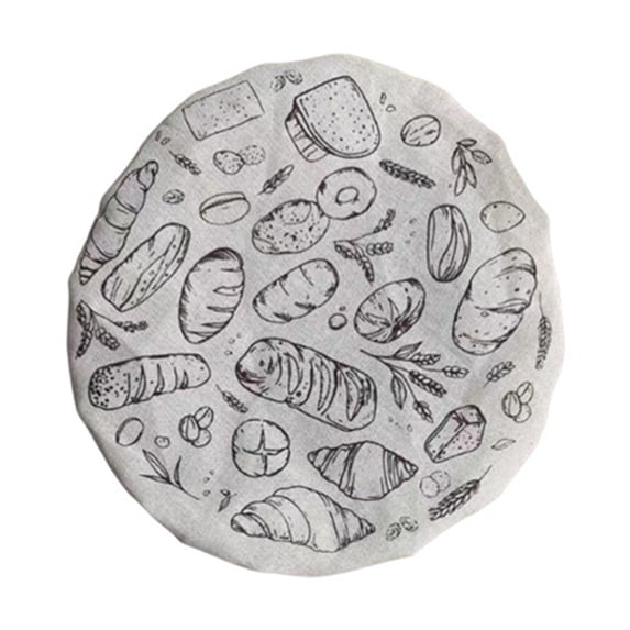 1Pack Bowl Covers for Bread Proofing, Sourdough Bowl Covers with Liner, Reusable Bowl Covers with Adjustable Drawstring for Sourdough Rising(Small)