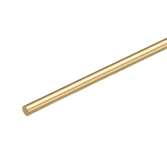 1Pack Brass Round Rods, 5/16 Inch Brass Solid Round Rod Lathe Bar Stock, 150mm Length