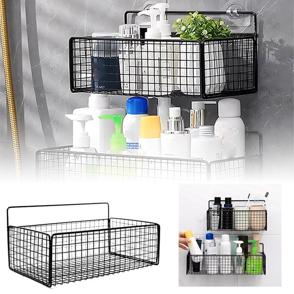 1Pack Cabinet Door Organizer, Lid Organizer Wall Mount Pantry Door Caddy Storage Bins for Food Container Lid Kitchen Kitchen Bathroom Countertops,26x15.5x12.5cm