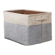 1Pack Clothing Storage Bins for Closet with Handles,15"x10.2"x9.8",Foldable Rectangle Baskets Boxes for Organizing Shelves Bedroom,Room Shelf Storage Basket Chest Box for Toys