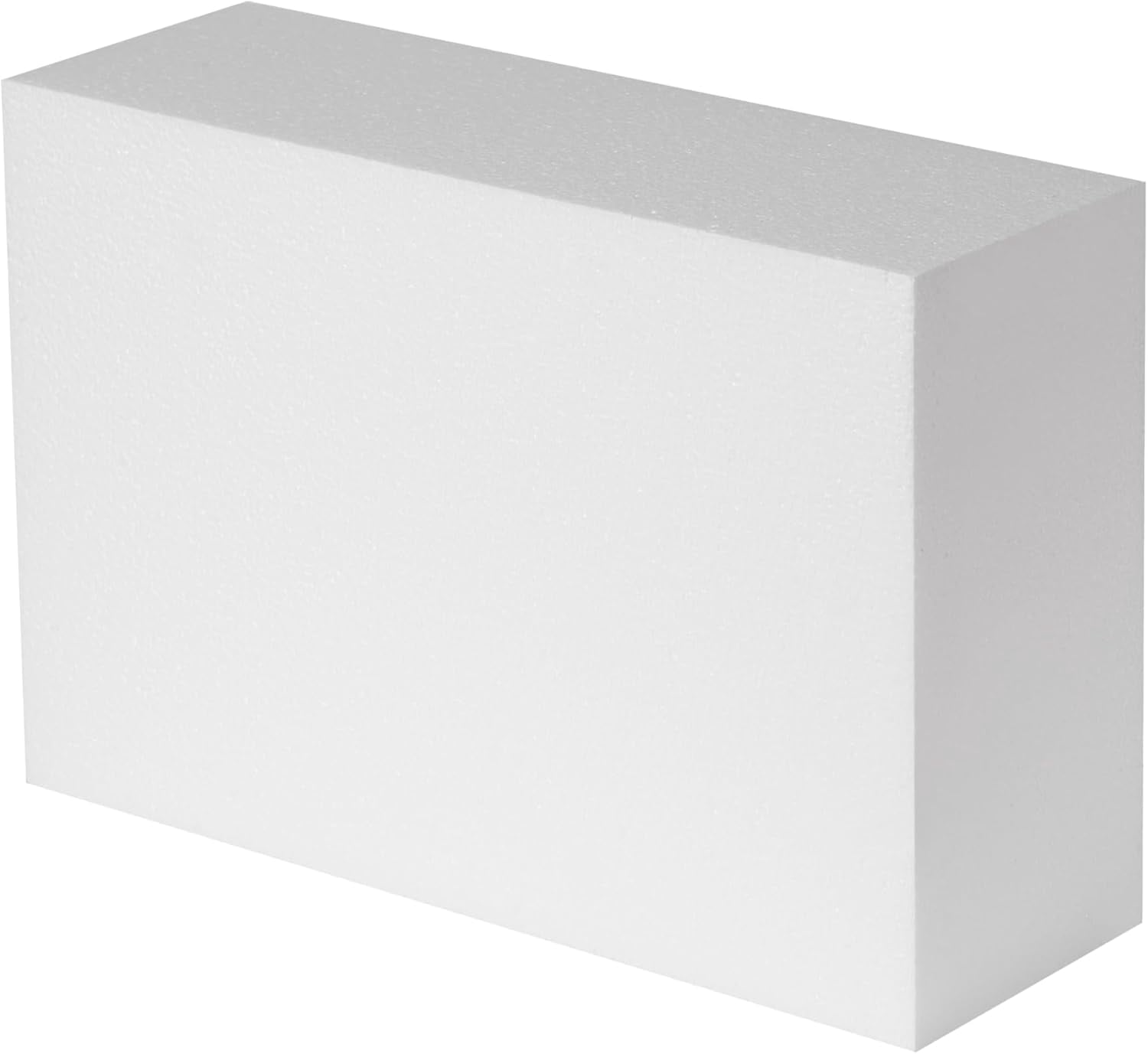 1Pack Craft Foam Blocks 12X8X4in Polystyrene Foam Bricks Square for Arts School Projects Sculptures Floral Arrangements Modeling and Centerpieces