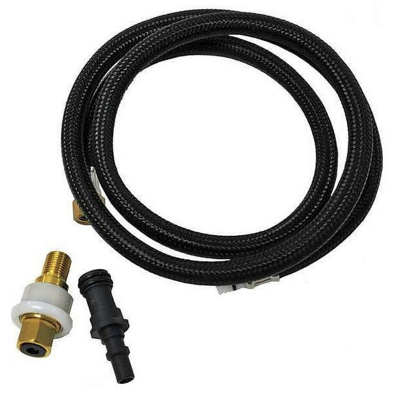 1 pc, Danco Side Spray Hose, 1/4 In, Black