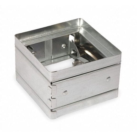 1Pack Dayton 2TGD2 Square Fire Damper, 9-3/4 In. W