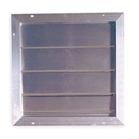 1Pack Dayton 3HHR1 16 in Backdraft Damper / Gable Shutter, 17 in x 17 in