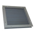 thumbnail image 1 of 1Pack Dayton 6WRJ3 Door Louver, 18-1/8 H, 18-1/4 W, Steel, 1 of 1