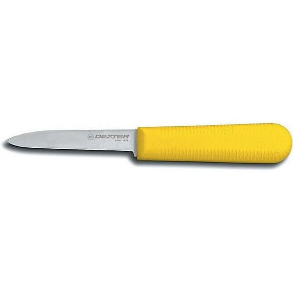 1Pack DexterRussell 15303Y Paring Knife, 3-1/4" L, SS Blade, Yellow