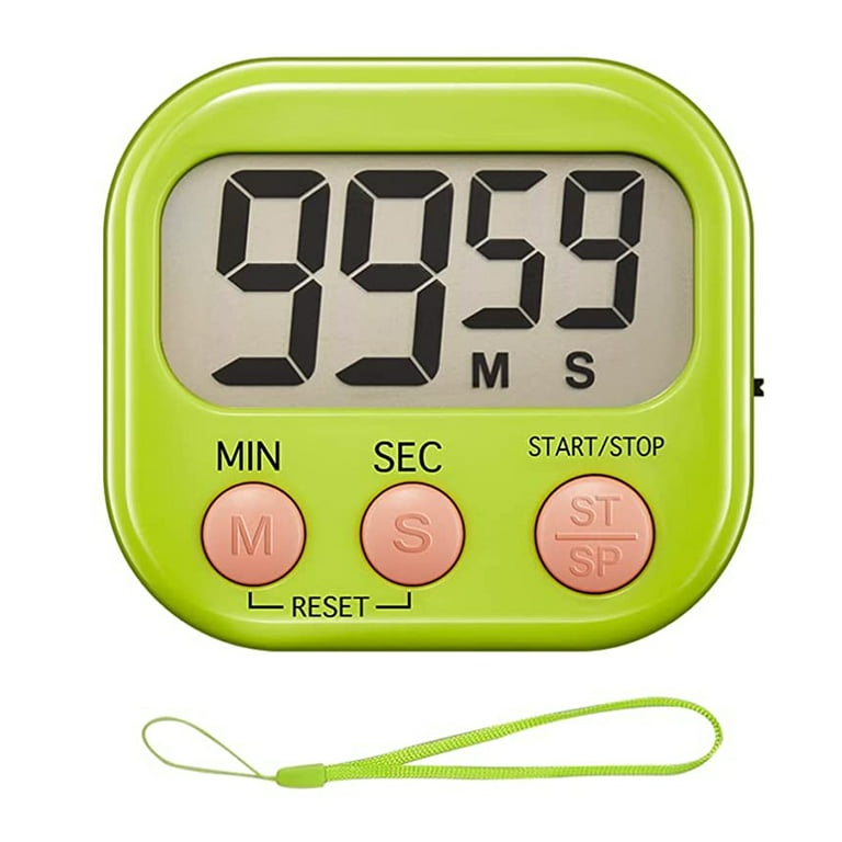  Large LCD Display Countdown Timer, Portable Digital