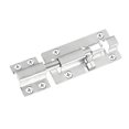 thumbnail image 1 of 1Pack Door Security Slide Latch Lock, Keyless Door Lock, 3.8inch Stainless Steel Lock with 8 Screws, 1 of 6