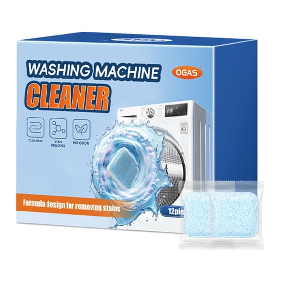 1Pack Fresh Washing Machine Cleaner White Count Tablets