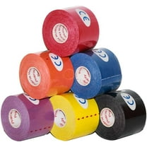 1Pack Kinesiology Tape, Waterproof Adhesive Sport Tape for Pain Relief, Cotton Elastic Athlete Tape for Exercise Fitness Muscle & Joints Support 1 inches x 16.4 feet