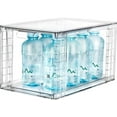 thumbnail image 2 of 6-Pack Clear Stackable Pantry Organizer Bins With Handles - Kitchen Cabinet Storage 2 of 11