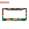 thumbnail image 1 of 1Pack License Plate Frames with Cone Geometric Gradient Pattern Includes Screws & Caps Full Accessories Included Size 6.3x12.2inch(16x31cm), 1 of 8