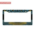 thumbnail image 1 of 1Pack License Plate Frames with Optical Illusion Pattern Includes Screws & Caps Full Accessories Included Size 6.3x12.2inch(16x31cm), 1 of 8