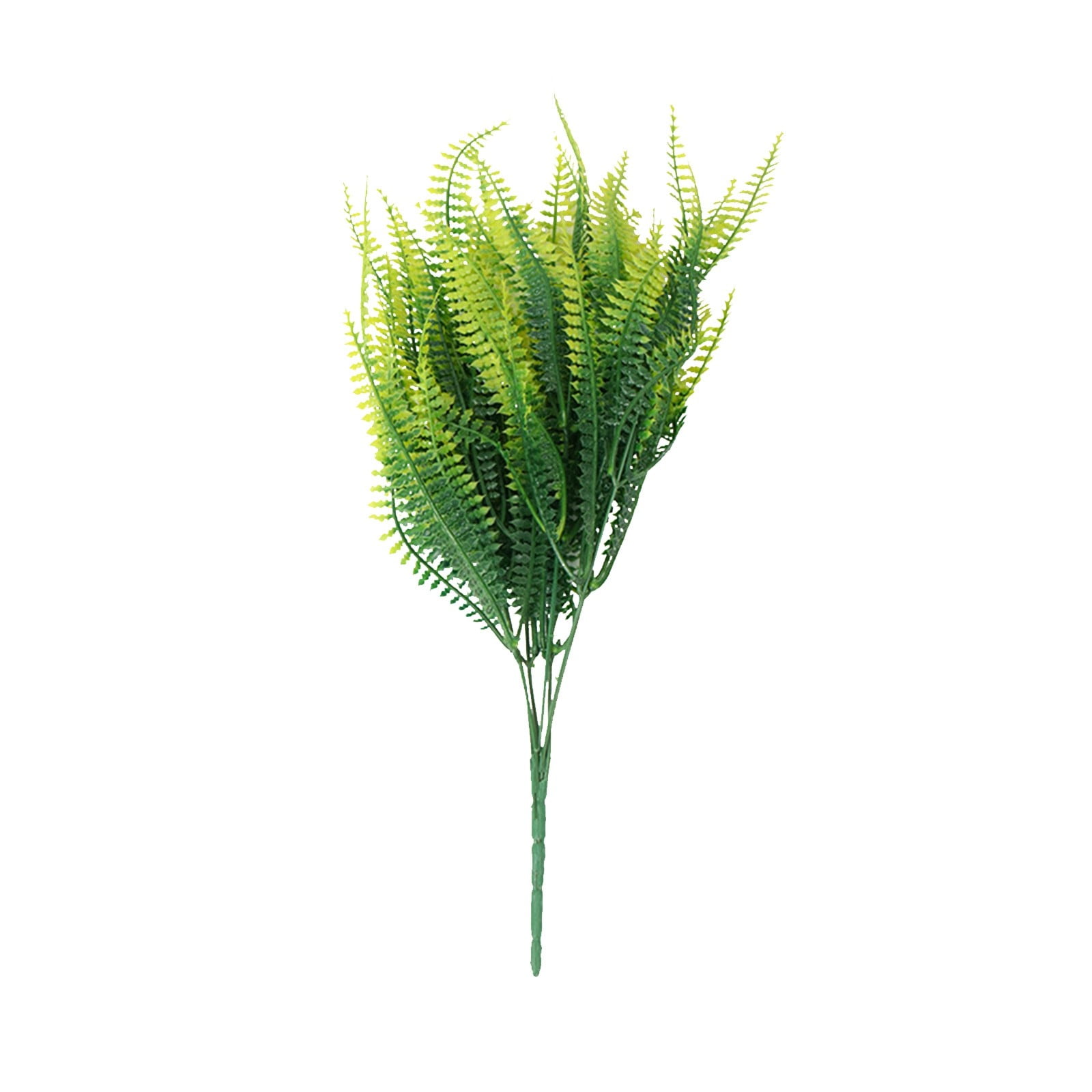 1Pack Lifelike Light Impervious Man Made Fern Fern Green With Realistic