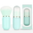 thumbnail image 1 of 1Pack Makeup Brush, Capsule Retractable Powder Brush ,Cosmetic Powder Blush Portable Makeup Tool ,Compact Size for Travel, 1 of 8