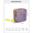 thumbnail image 1 of 1Pack Mesh Makeup Bag ,Mesh Cosmetic Bag ,Travel Toiletry Bag Pouch with Zipper, Mini Cute Makeup Cosmetic Travel Toiletry Purse Bag for Travel Accessories, 1 of 7