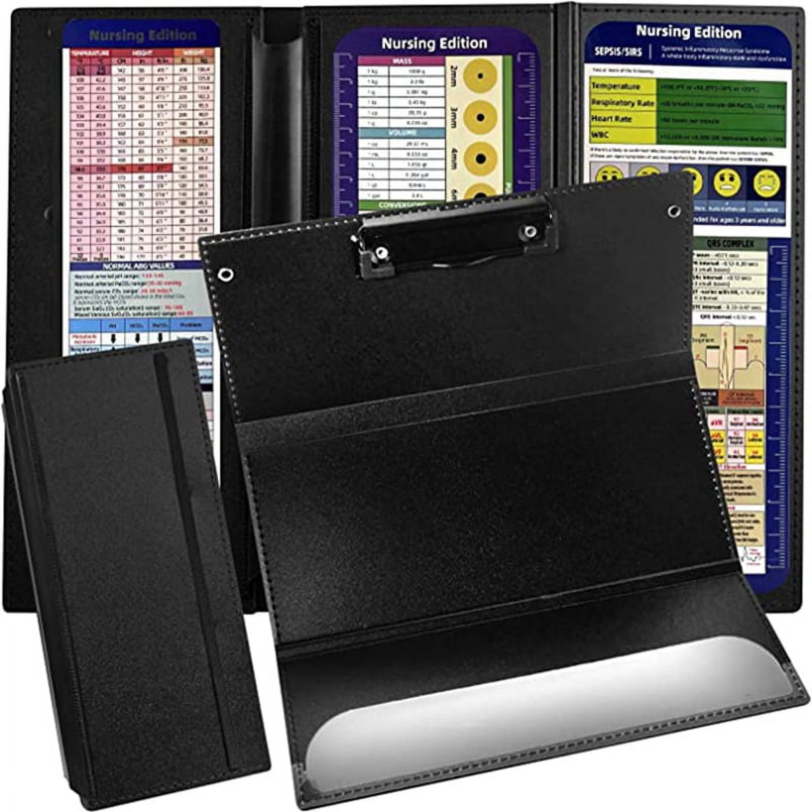 1Pack Nursing Clipboard Foldable, Nurse Foldable Clip Board with 3