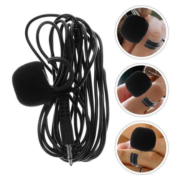 1Pack Portable Saxophone Microphone ABS Plastic Black For Professional Musicians