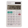 thumbnail image 1 of 1Pack Sharp EL-377WB Pocket Calculator, LCD, 10 Display Digits, 1 of 3