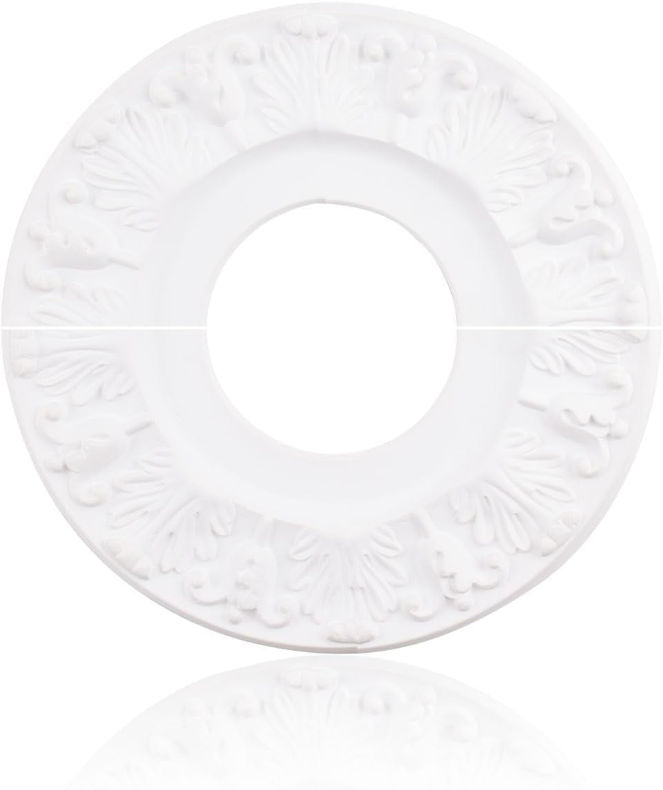 1Pack Split Lighting Pu Ceiling 3D Modeling Ceiling Cover Plate Ceiling Fan Medallion Home 10
