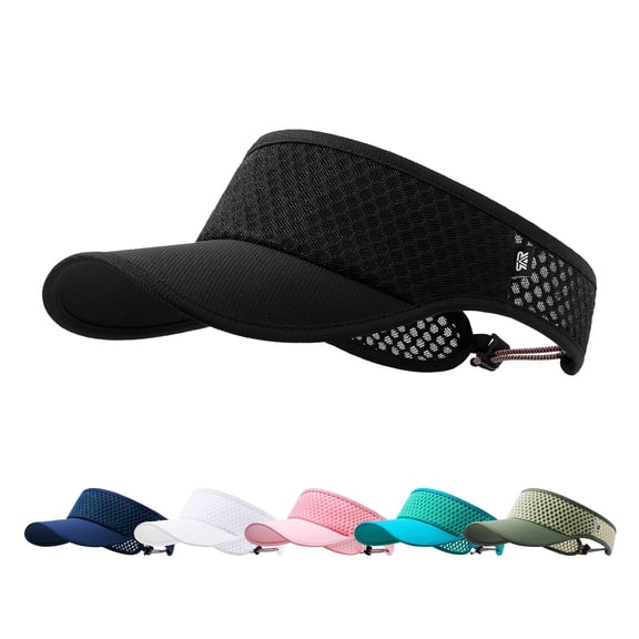 1Pack Sports Sun Visor Hats for Men & Women, UV Protection Adjustable Quick-Dry Golf Cap for Summer, Beach, Tennis, Outdoor Activities, Unisex Sun Hat with Sweatband_1PC