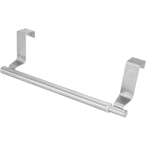 1Pack Stainless Steel Over Towel Rail Retractable Over Towel Rack Bedroom Towel Shelf (Retractable Single Bar)