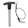 thumbnail image 1 of 1Pack T Handle Locking Pins, Push-Button Quick Release Pin with Lanyard (12mm-90mm), 1 of 6