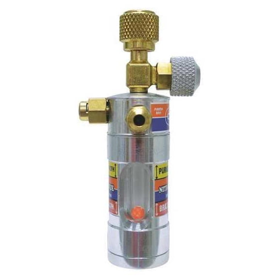 1Pack Uniweld NV1 Nitrogen Flow Indicator, Gold/Silver, 5" L