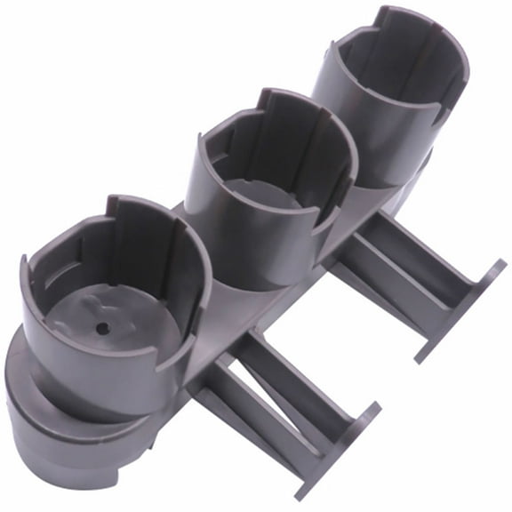 1Pack Vacuum Cleaner Accessory Wall Storage Dark Grey Plastic Holder for Home Use