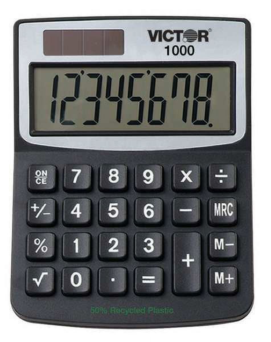 1Pack Victor 1000 Calculator, Desktop, 8 Digits