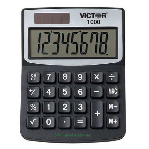 1Pack Victor 1000 Calculator, Desktop, 8 Digits