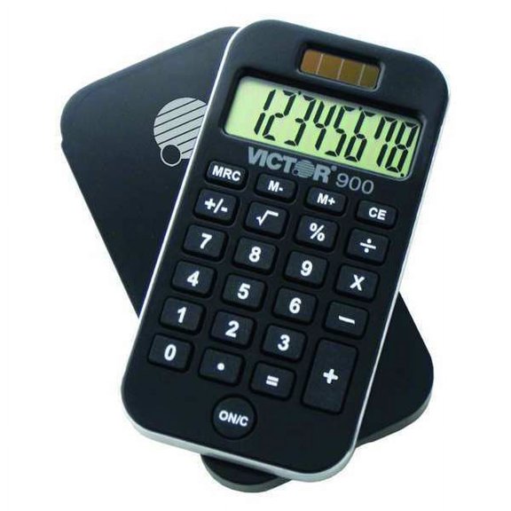 1Pack Victor 900 Pocket Calculator, LCD, 8 Digits