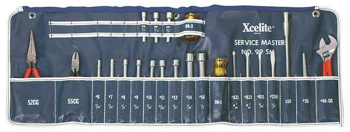 HANSlabelle Premium Special Kit 9点セット 1Pack Xcelite 99SMN General Hand Tool Kit, No. of Pcs. 23