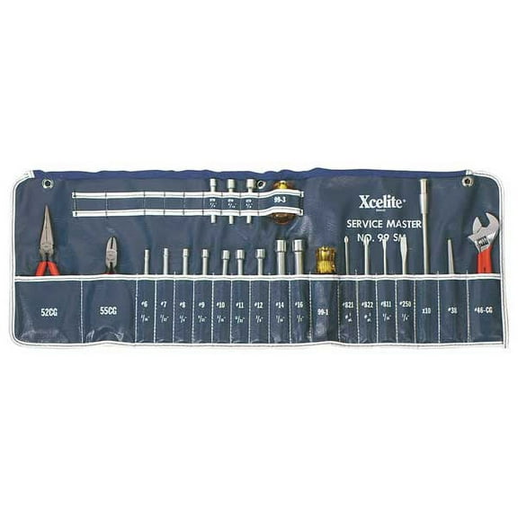 1Pack Xcelite 99SMN General Hand Tool Kit, No. of Pcs. 23