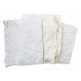 thumbnail image 1 of Recycled Cotton Flannel Cloth Rag 25 lb. Varies Sizes, White, 1 of 1