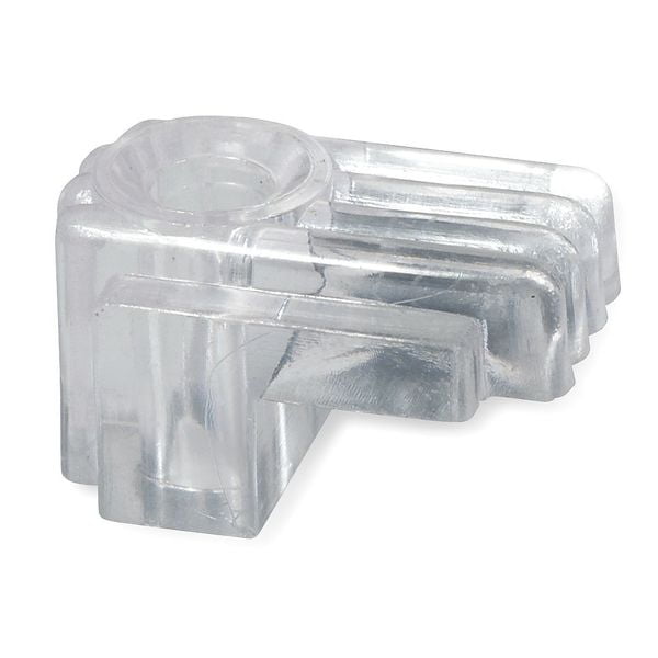 1Pack ZoroSelect 1HHL9 Mirror Clip, Plastic, Length 5/8 In, PK25