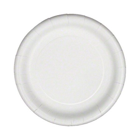 1Pack ZoroSelect 23500 Paper, Plate, Round, 7", White, PK500