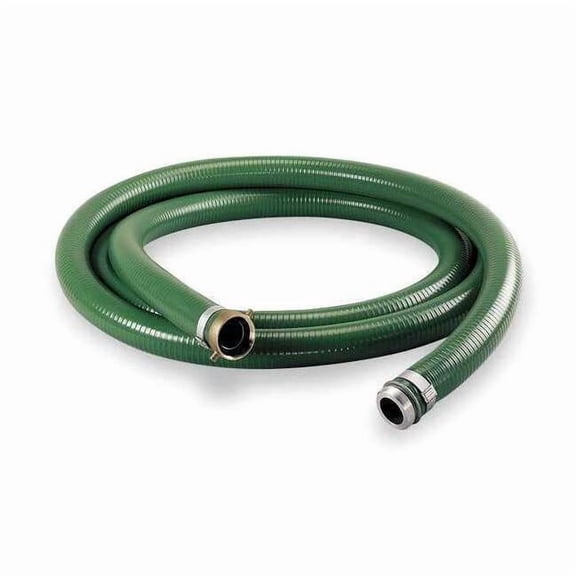 Continental 1-1/2" ID x 20 ft PVC Water Suction Hose GN 2P566